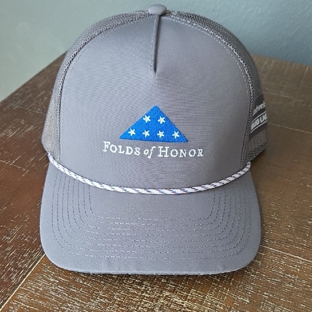 Folds of Honor Hat, Adjustable Back, Dri Fit Comfort Band Inside, NWOT
